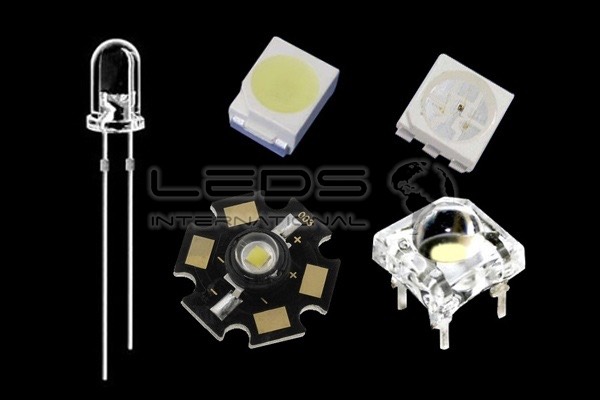 LED de 5 mm, SMD, de potencia y super flux